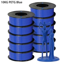 22LBS PLA PETG Filament 1.75mm Dimensional Accuracy+/-0.03mm Black White Grey Multicolor 3D Printer Materials for FDM 3D Printer