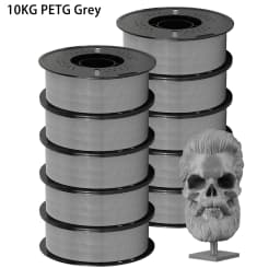 22LBS PLA PETG Filament 1.75mm Dimensional Accuracy+/-0.03mm Black White Grey Multicolor 3D Printer Materials for FDM 3D Printer