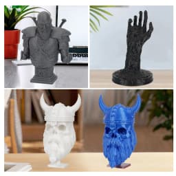 22LBS PLA PETG Filament 1.75mm Dimensional Accuracy+/-0.03mm Black White Grey Multicolor 3D Printer Materials for FDM 3D Printer