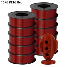 22LBS PLA PETG Filament 1.75mm Dimensional Accuracy+/-0.03mm Black White Grey Multicolor 3D Printer Materials for FDM 3D Printer