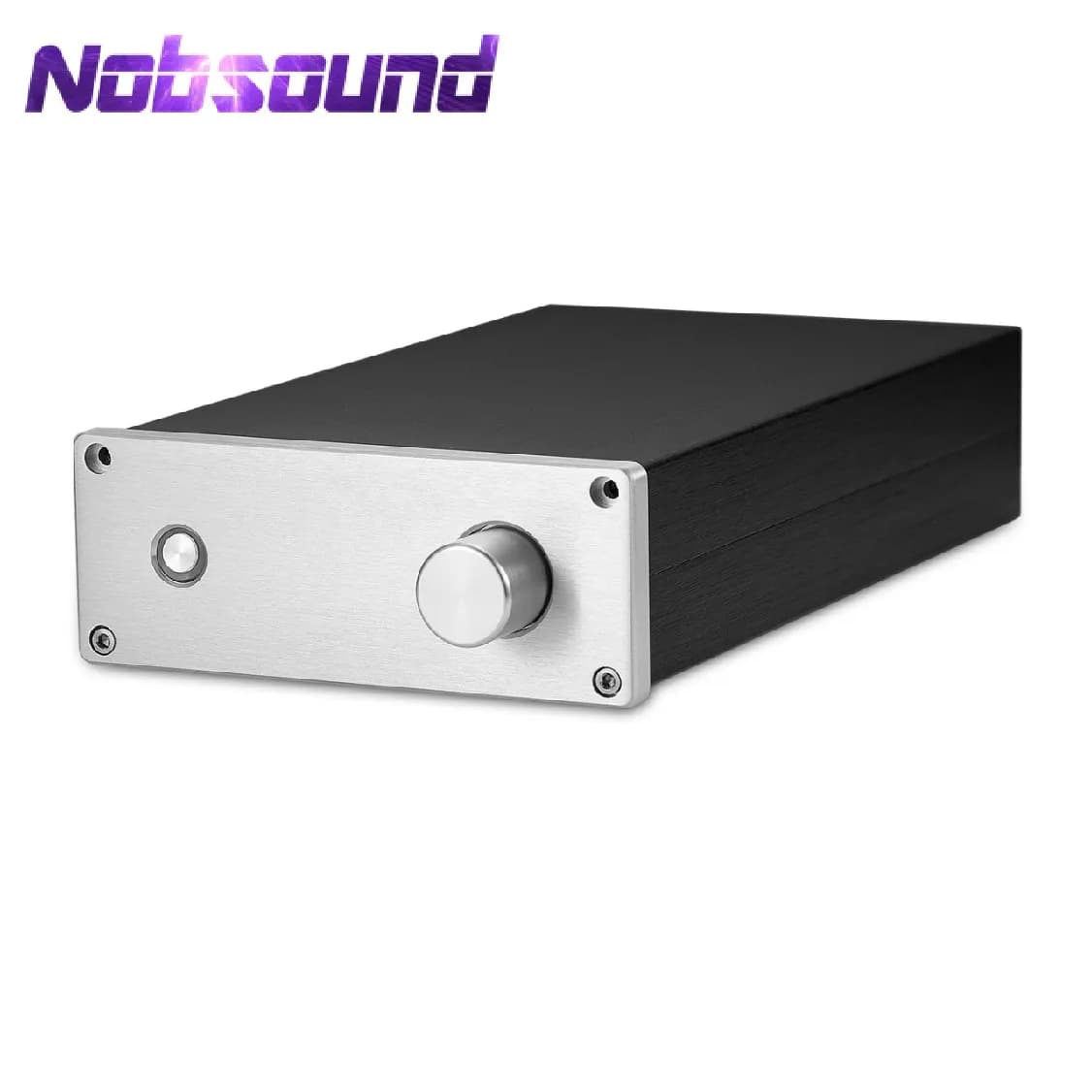 Nobsound Aluminum Amplifier Housing for DIY Power Amp Chassis Metal Case Enclosure Box