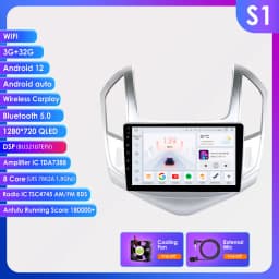 2Din Carplay Android Auto Radio For Chevrolet Cruze J300 J308 2012-2015 Car Multimedia GPS 4G autoradio RDS 4G-LET SWC NO DVD