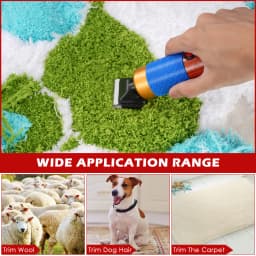 200W Electric Scissors, Home Carpet Tufting Scissors, DIY Trimming Tools, 100V-240V Electric Pet Scissors,Low Noise Dog Clippers