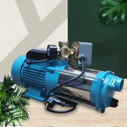Centrifugal Pump Domestic Waterworks Garden Pump 6000L/h with Integrated Thermal Motor Protection Switch Stainless Steel Shaft