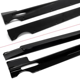 For BMW X7 G07 M Sport 2019-2024 Gloss Black Body Kits Side Skirts Extension Lip