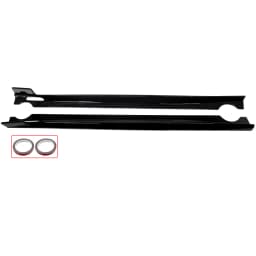 For BMW X7 G07 M Sport 2019-2024 Gloss Black Body Kits Side Skirts Extension Lip