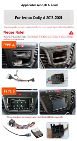 9"4G Carplay Android 12 Autoradio for Iveco Daily 2013-2021 Mutimedia Video player 7862 GPS navi Stereo 2din Touch screen Audio