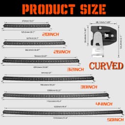 CO LIGHT 50inch Offroad LED Light Bar 6D Curved Slim 50000LM Driving Work Light 12V 24V For Truck Car ATV UTV UAZ 4x4 4WD Boat
