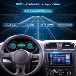 12.3"Lcd Digitaal Dashboard Cluster For VW B8 2017 18 19 20 21 22 23 Years Auto Radio virtual Instrument Paneel Cockpit