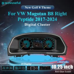 12.3"Lcd Digitaal Dashboard Cluster For VW B8 2017 18 19 20 21 22 23 Years Auto Radio virtual Instrument Paneel Cockpit