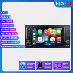 7"Android Auto Car radio for Volkswagen VW Touareg 2004-2011 Transporter Multimedia player 4G Carplay 2din 7862 Autoradio Screen