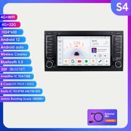 7"Android Auto Car radio for Volkswagen VW Touareg 2004-2011 Transporter Multimedia player 4G Carplay 2din 7862 Autoradio Screen