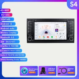7"Android Auto Car radio for Volkswagen VW Touareg 2004-2011 Transporter Multimedia player 4G Carplay 2din 7862 Autoradio Screen