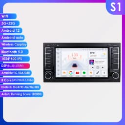 7"Android Auto Car radio for Volkswagen VW Touareg 2004-2011 Transporter Multimedia player 4G Carplay 2din 7862 Autoradio Screen