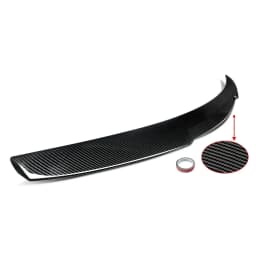 M4 V Style For Audi A4 B8 S4 2009-2012 Rear Trunk Spoiler Lip Carbon Fiber Look