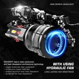 NOVSIGHT H11 Led 80W 15000LM H4 H7 H1 H3 H13 9003 9005 9006 9007 9012 Decoder Mini Size Car Headlight Bulbs 6500K Auto Led Bulb