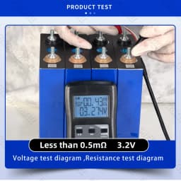 3.2V Lifepo4 Battery 105AH Brand New Lithium Iron Phosphate Cell DIY 12V 24V 48V for Camping Boat Golf Cart RV EV Forklift
