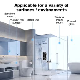 Robot Window Cleaner  Liectroux HCR-10,Water Spray,Window Cleaning Robot Vacuum,Smart Home Glass Wall Washing,High Vacuum Suction