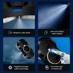 Robot Window Cleaner  Liectroux HCR-10,Water Spray,Window Cleaning Robot Vacuum,Smart Home Glass Wall Washing,High Vacuum Suction
