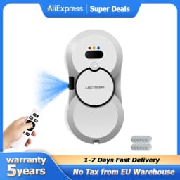 Robot Window Cleaner  Liectroux HCR-10,Water Spray,Window Cleaning Robot Vacuum,Smart Home Glass Wall Washing,High Vacuum Suction