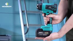 NEWBENY 2000W 500℃ Electric Hot Air Gun 9 Gears Handheld Cordless Rechargeable Industrial Home Power Tool For Makita Battery Pin