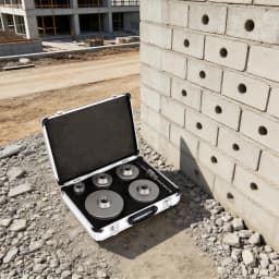 Concrete Drill Bits Set Ø 40 / 68 / 80 / 100 / 120 mm with SDS-Plus Adapter