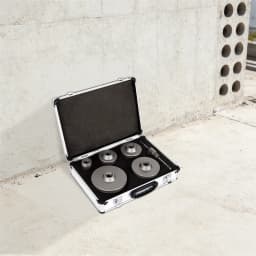 Concrete Drill Bits Set Ø 40 / 68 / 80 / 100 / 120 mm with SDS-Plus Adapter
