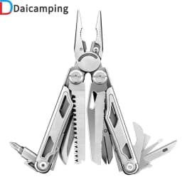 Daicamping DL1 Extra Cutter Scissors Saw Clamp Multi Tools /Clip Pliers Multifunctional Foldable EDC Folding Knife Multitools