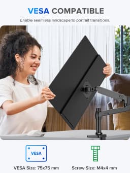 UPERFECT 22 Inch Computer Display Monitor 2K QLED 1440P 137%sRGB QHD Screen With Kickstand For Laptop PC Mac Phone PS5 Game Console