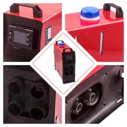 Air diesel Heater LCD Remote 2KW-5KW 12V For SUV MotorHomes Car Lorry 4 Holes