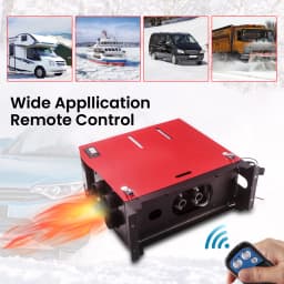 Air diesel Heater LCD Remote 2KW-5KW 12V For SUV MotorHomes Car Lorry 4 Holes