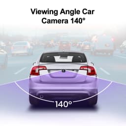Car Rearview Camera AHD 720P Resolution WaterProof 140°Wide-Angle Reverse Backup Parking Camera for Junsun DVD Car Accessories