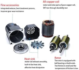 90W 220V AC Electric Gear Motor Asynchronous Gear Motor Reducer Single Phase Motor + Speed Regulator (20K)