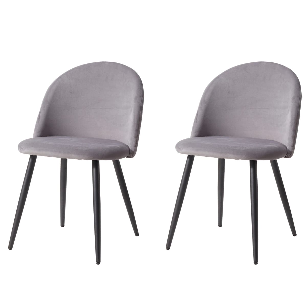 A Set of 2 Kitchen Nordic Dining Chairs Bedroom Velvet Dresser Party Modern Luxury Dining Chairs Design Unique Home Furniture