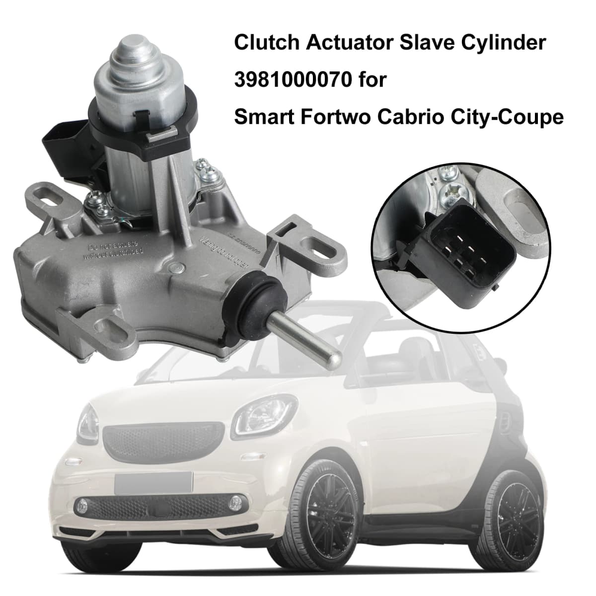 Artudatech Clutch Actuator Slave Cylinder 3981000070 for Smart Fortwo Cabrio City-Coupe Car Accessories