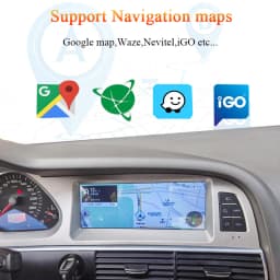 Bonroad Car Android CarPlay Multimedia Player For Audi Q7 4L 2005-2015 MMI 2G 3G Bluetooth GPS Navigation Radio Stereo Screen