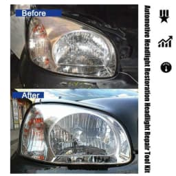 2PCS 800ML Headlight Recovery Liquid Polishing Car Headlights Cleaner Headlight Polish Liquid Polymer Cleaning Headlights