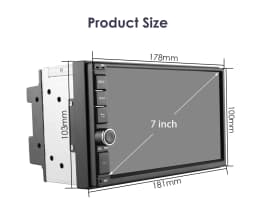 1 Din 7inch Universal Android Car Radio For VW Nissan Hyundai toyota CR-V Kia Car Multimedia Player GPS WiFi Carplay No DVD
