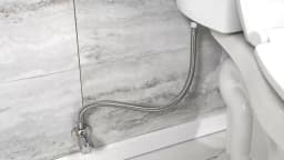 Bidet Toilet Seat Attachment Ultra-thin Non-electric Self-cleaning Dual Nozzles Frontal & Rear Wash Cold Water Personal Hygiene
