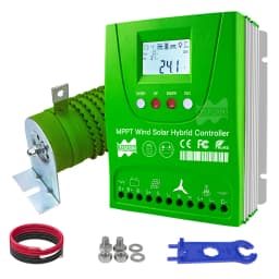12V 24V 2000W Hybrid Wind Solar Charge Controller MPPT Battery Equalizer 30A 60A For Lifepo4 Lithium Other Battery