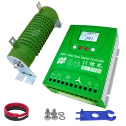 12V 24V 2000W Hybrid Wind Solar Charge Controller MPPT Battery Equalizer 30A 60A For Lifepo4 Lithium Other Battery