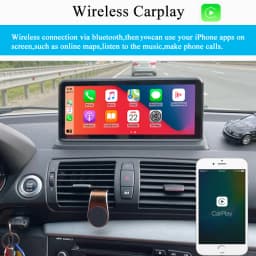 Wireless Carplay Android Auto Car Radio Multimedia Player For BMW 1Series E81 E82 E87 E88 Head Unit Touch Screen Rear Camera GPS