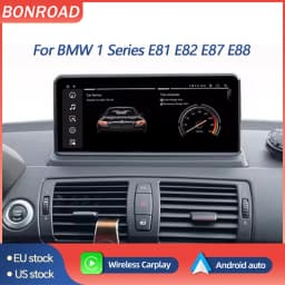 Wireless Carplay Android Auto Car Radio Multimedia Player For BMW 1Series E81 E82 E87 E88 Head Unit Touch Screen Rear Camera GPS