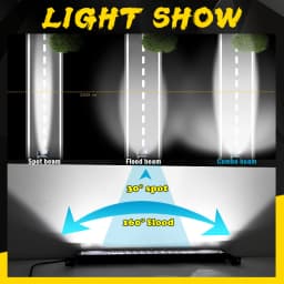 CO LIGHT 52" Led Light Bar 1020W Led Work Lights 12V 24V Spot Flood Combo Beam for Truck Tractor SUV 4X4 4WD Offroad Barra Light