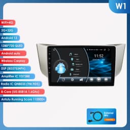 Hizpo 9" Android Car Radio For Lexus RX300 RX330 RX350 RX400H 2003-2009 Auto Stereo Multimedia Player GPS Navigation Carplay DSP