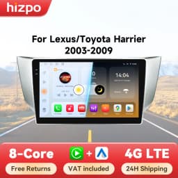 Hizpo 9" Android Car Radio For Lexus RX300 RX330 RX350 RX400H 2003-2009 Auto Stereo Multimedia Player GPS Navigation Carplay DSP