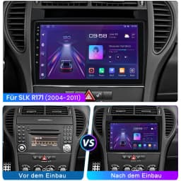 AWESAFE PX9 Plus Car Radio For Mercedes Benz SLK Class R171 2004-2011 wireless CarPlay Android Auto No 2 din 2din DVD