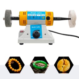 220V Multi-Function Benchtop Polisher Grinder, Bench Buffer Polishing Machine, Jewelry Polisher