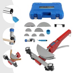 CT-999F Red Rohrbiegemaschine Hand Rohrbiegemaschine Set 6-22 mm Rohrbiegemaschine bis 90°-Rohrschneider