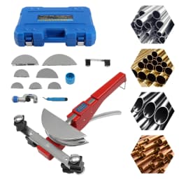 CT-999F Red Rohrbiegemaschine Hand Rohrbiegemaschine Set 6-22 mm Rohrbiegemaschine bis 90°-Rohrschneider
